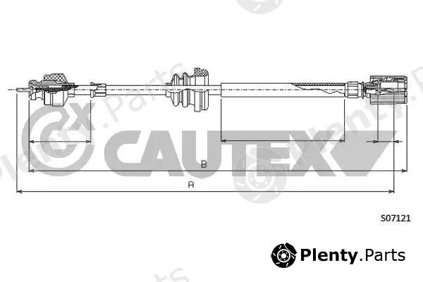 Cautex 760929 — Speedometer Cable