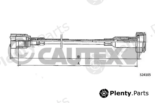 Cautex 762340 — Speedometer Cable