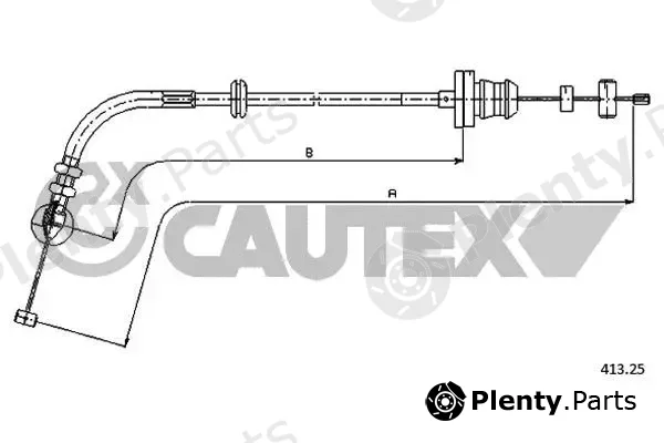 Cautex 015858 — Accelerator Cable