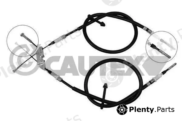 Cautex 762551 — Cable Pull, parking brake