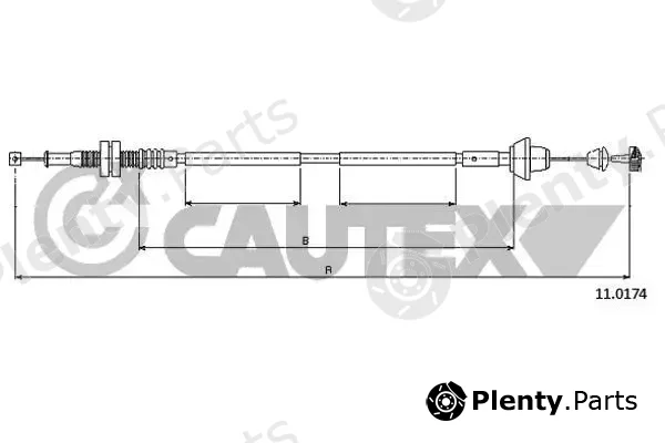 Cautex 088007 — Accelerator Cable