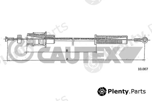Cautex 766193 — Accelerator Cable
