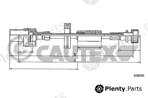 Cautex 085147 — Speedometer Cable