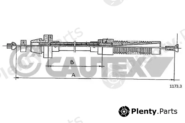 Cautex 761126 — Accelerator Cable