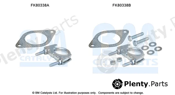 Bm Catalysts FK80338 — Mounting Kit, catalytic converter