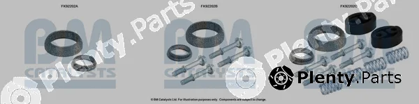 Bm Catalysts FK92202 — Mounting Kit, catalytic converter