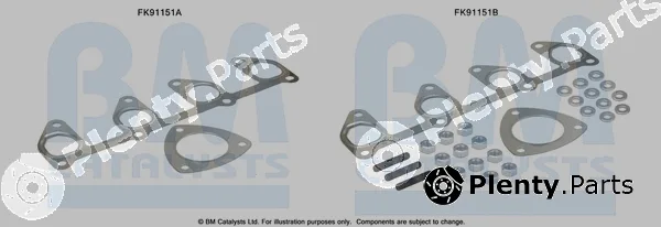 Bm Catalysts FK91151 — Mounting Kit, catalytic converter