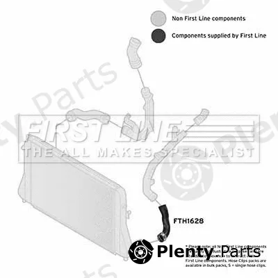 First Line FTH1628 — Charge Air Hose