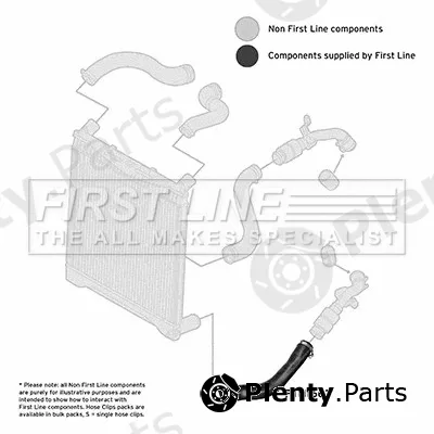 First Line FTH1663 — Charge Air Hose