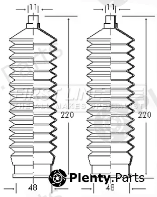 First Line FSG3040 — Bellow Kit, steering