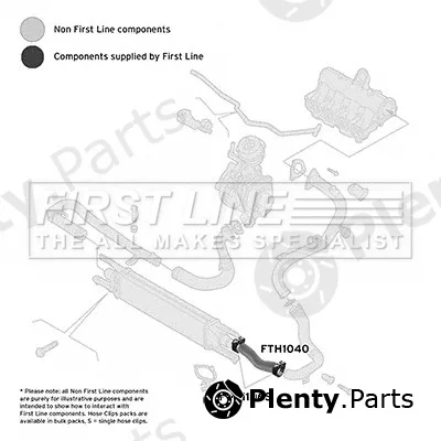 First Line FTH1040 — Charge Air Hose