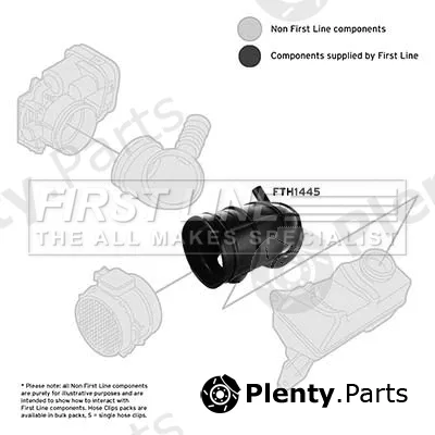 First Line FTH1445 — Intake Hose, air filter