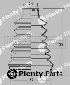 First Line FCB2226 — Bellow Kit, drive shaft