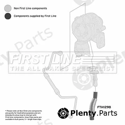 First Line FTH1298 — Charge Air Hose