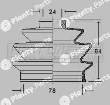 First Line FCB2011 — Bellow Kit, drive shaft
