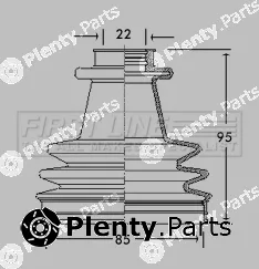 First Line FCB2165 — Bellow Kit, drive shaft