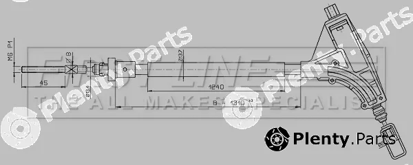 First Line FKB2635 — Cable Pull, parking brake