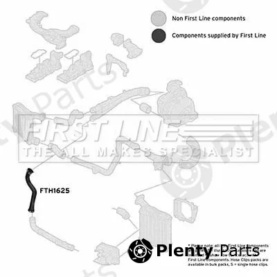 First Line FTH1625 — Charge Air Hose