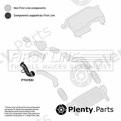 First Line FTH1551 — Charge Air Hose