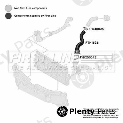 First Line FTH1636 — Charge Air Hose