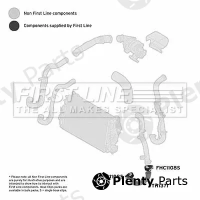 First Line FTH1371 — Charge Air Hose
