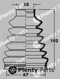 First Line FCB2830 — Bellow Kit, drive shaft