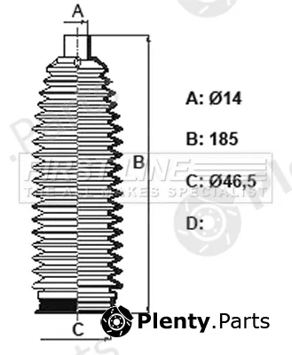 First Line FSG3441 — Bellow Kit, steering