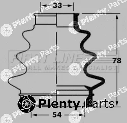 First Line FCB6065 — Bellow Kit, drive shaft