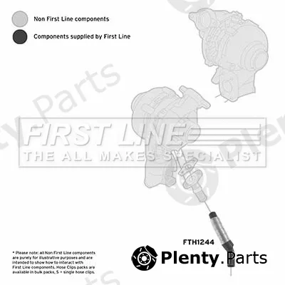 First Line FTH1244 — Charge Air Hose