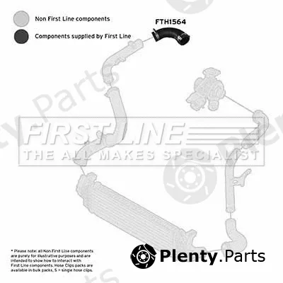 First Line FTH1564 — Charge Air Hose
