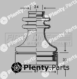 First Line FCB2778 — Bellow Kit, drive shaft