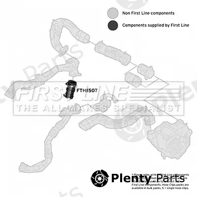 First Line FTH1507 — Charge Air Hose