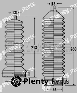 First Line FSG3321 — Bellow Kit, steering