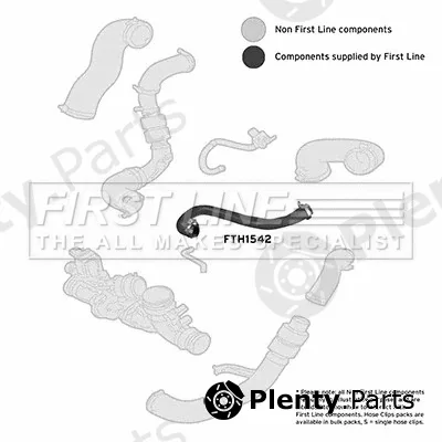 First Line FTH1542 — Charge Air Hose