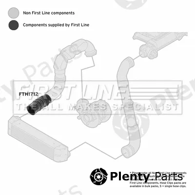 First Line FTH1712 — Charge Air Hose