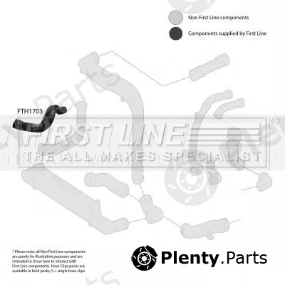 First Line FTH1703 — Charge Air Hose
