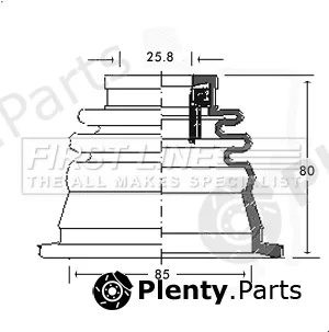 First Line FCB2541 — Bellow Kit, drive shaft