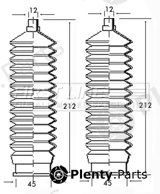 First Line FSG3139 — Bellow Kit, steering