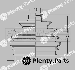 First Line FCB2016 — Bellow Kit, drive shaft