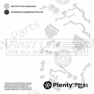 First Line FTH1386 — Charge Air Hose