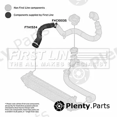 First Line FTH1524 — Charge Air Hose