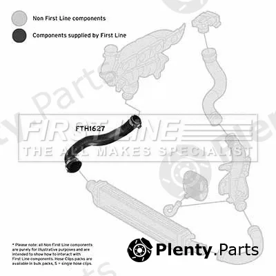 First Line FTH1627 — Charge Air Hose