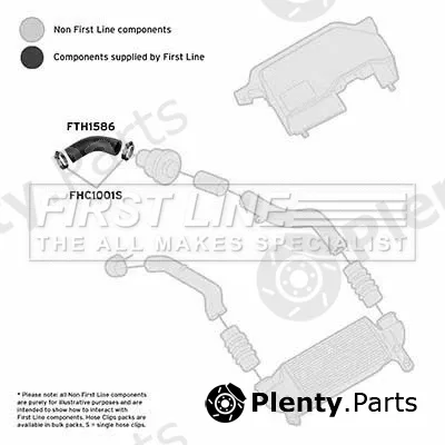First Line FTH1586 — Charge Air Hose
