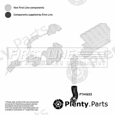 First Line FTH1623 — Charge Air Hose