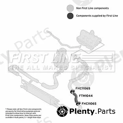 First Line FTH1044 — Charge Air Hose