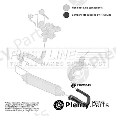First Line FTH1403 — Charge Air Hose