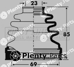 First Line FCB2879 — Bellow Kit, drive shaft Trilobe