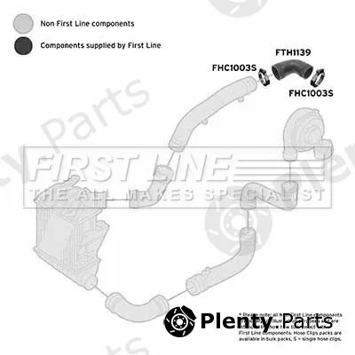 First Line FTH1139 — Charge Air Hose