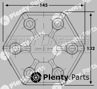 First Line FDC104 — Joint, propshaft