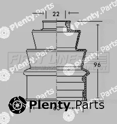 First Line FCB2197 — Bellow Kit, drive shaft